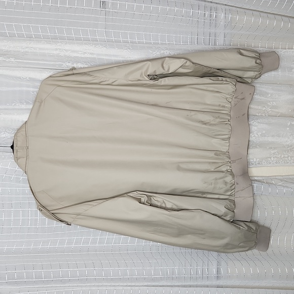 Like new Vintage 80' s MEMBERS ONLY Khaki Racer Bomber Jacket SzL - Picture 6 of 10